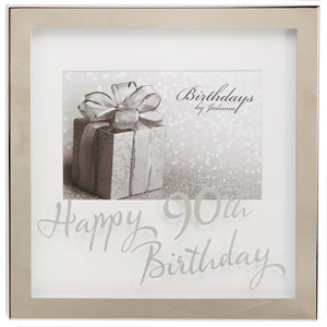 90th Birthday 6 x 4 Photo Frame