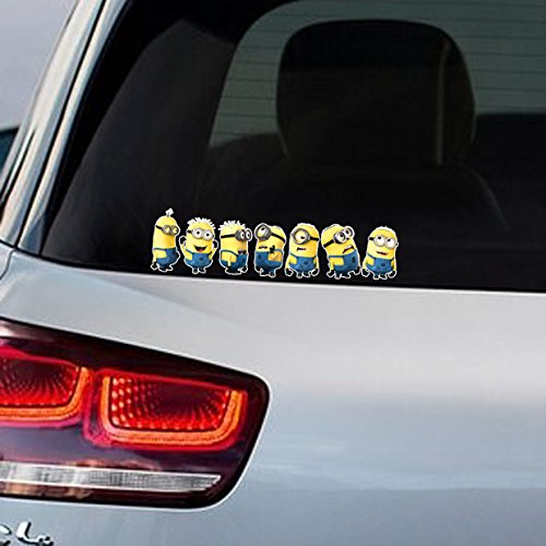 Happy Bargains Ltd Despicable ME 2 Minion Gang Full Colour Vinyl Decal Window Sticker Car Bumper Present Gift Gifts - For Any Car VW Citroen Golf Ford BMW etc.. - Happy Bargains Ltd