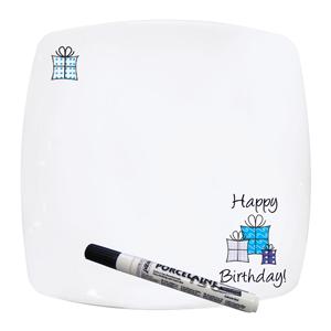 Happy Birthday Message Plate