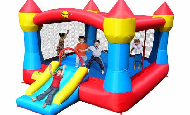 Happy Hop CHILDRENS SUPER 16 X 13FT BOUNCY CASTLE BOUNCER WITH SLIDE MODEL 9217N