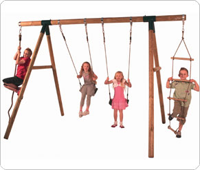 Plum Gibbon Swing Set