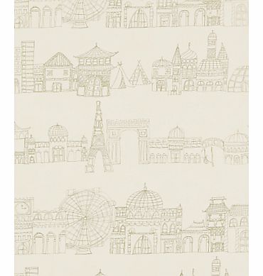 Wallpaper, Distant Shores 70800, Cream