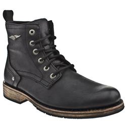 Harley Davidson Male Harley Davidson Yukon Leather Upper Boots in Black, Dark Brown