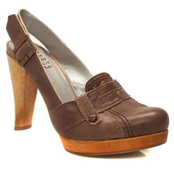 Harlot Female Tak Leather Upper Evening in Brown