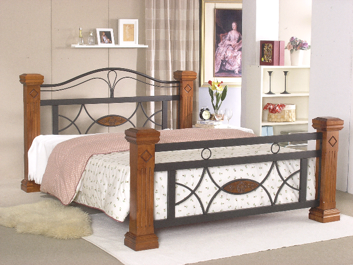 Harmony Beds Topez 4ft 6 Double Metal Bedstead