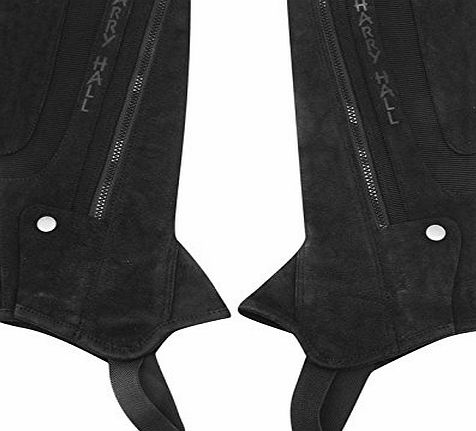 Womens Ladies Amara Chaps Pants Horse Riding Equipment Protect Zip Black L