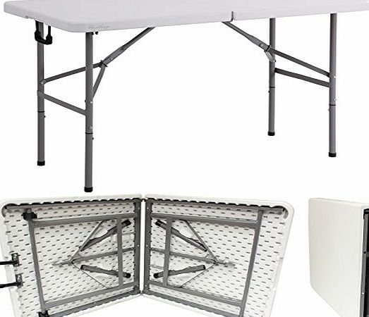 4FT Folding Table Car Boot Stall Buffet/Wedding/Garden/Street Party In/Out Door/Market/Fete/Fair Foldaway