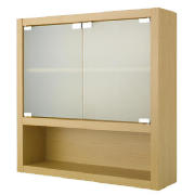 Harvard Double Wall Cabinet, Beech