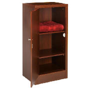 Harvard Single Door Unit, Dark Wood