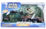 Hasbro 12` Princess Leia On Speeder Bike Star Wars Saga