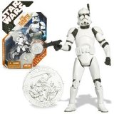 Hasbro Clone Trooper Super Articulated #1 w/ Coin Saga Legends Wave 1 30th Anniversary 2007