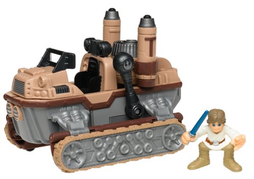 Hasbro Galactic Heroes Landspeeder / Desert Crawler With Luke Skywalker