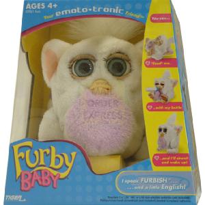 Hasbro Tiger Furby Baby White