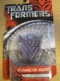 hasbro transformers the movie 3d character head magnet decepticon purple