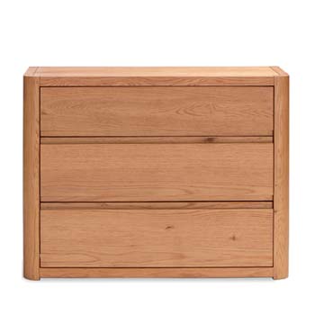 Kari Solid Oak 3 Drawer Chest