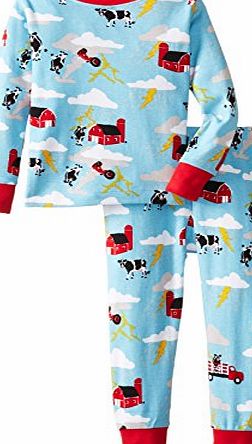 Hatley Boys OVL Storm Pyjama Set, Blue, 2 Years