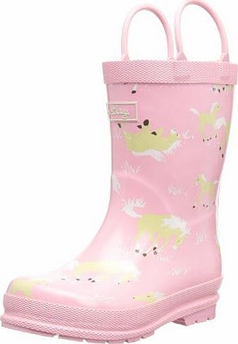 Hatley Girls Rubber G Wellington Boots RB0FAHO167 Horse Play 6 UK Child, 24 EU