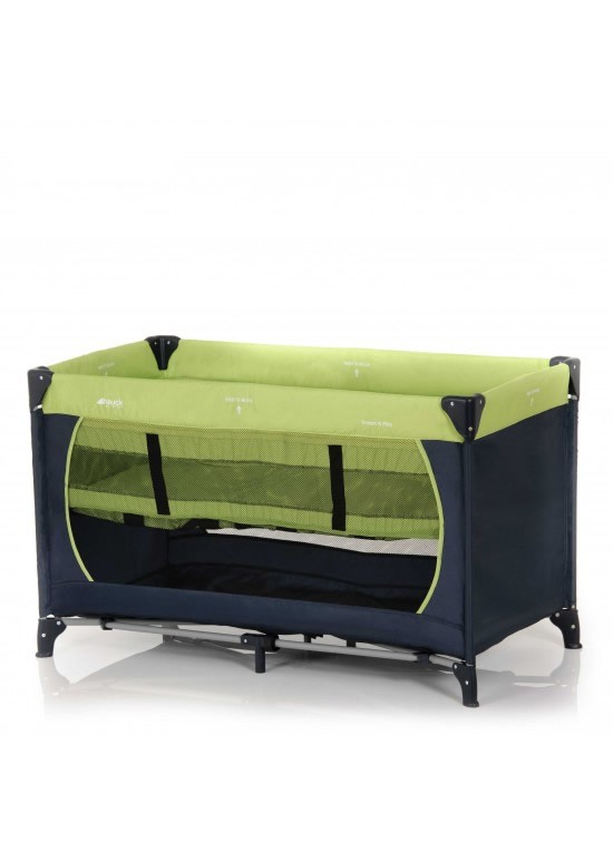 Dreamn Play Travel Cot-Moonlight/Kiwi