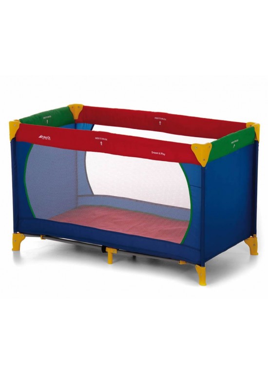 Dreamn Play Travel Cot-Multicolour