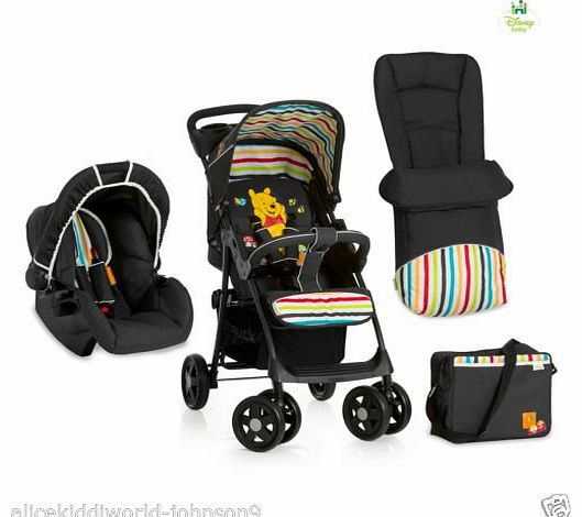 Hauck New Hauck Disney Winnie the Pooh Tidytime Travel System shopper pushchair pram Black IN STOCK NOW