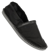 Alp H Origine Black Canvas Espadrilles