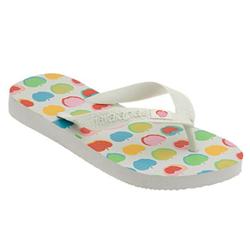 havaianas Junior Apple Flip Flops - White