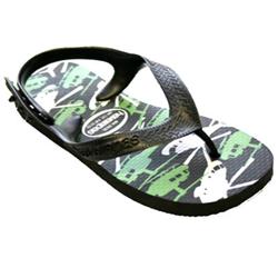 Junior Explorer Flip Flops - Black