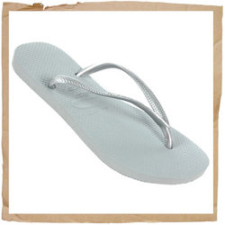 Havaianas Slim Flip Flop Silver