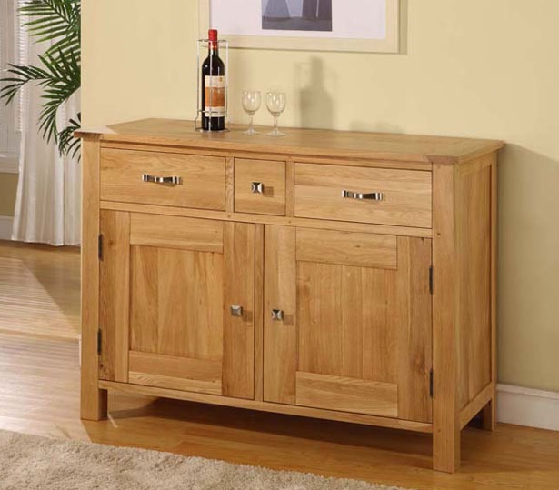 Havana Oak Dresser Base/Sideboard - Blonde