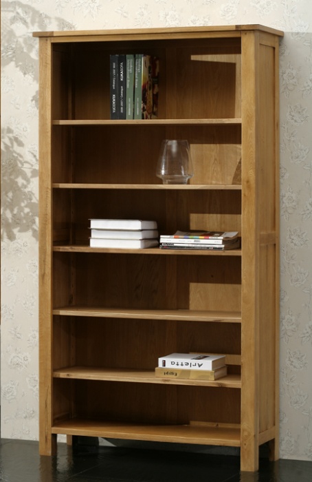 Havana Oak Tall Bookcase with 5 Shelves - Blonde