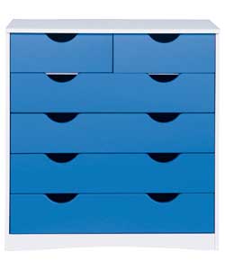 6 Drawer Chest - Blue