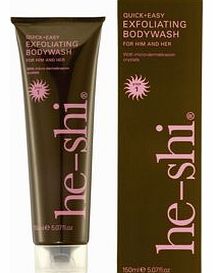 he-shi EXFOLIATING BODYWASH (150ML)
