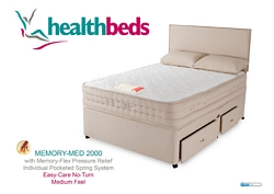 Memory MED 2000 Single Divan Bed