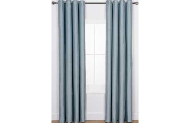 Ava Faux Silk Curtains 168x183cm