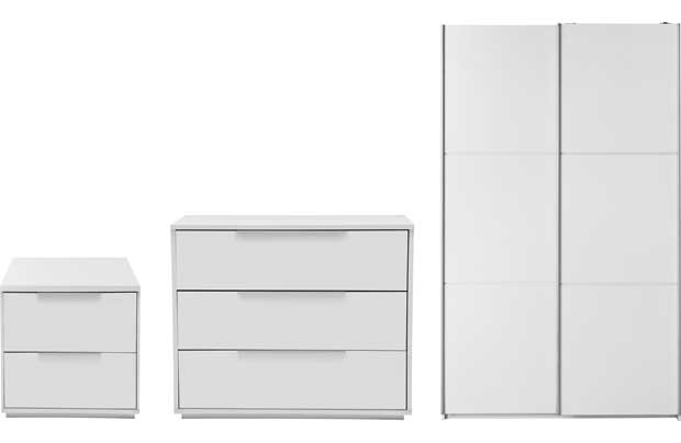 Bergen 3 Piece Wardrobe Package -