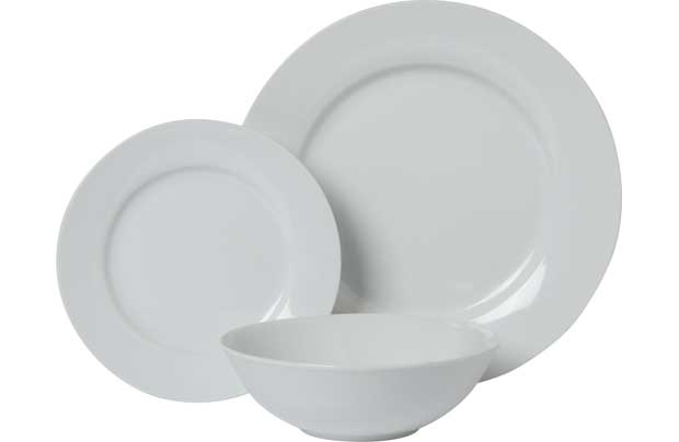 heart of house Soho Rimmed 12 Piece Dinner Set -