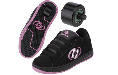 heelys Glitter Black/Pink Size 2