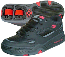 Heelys - Rebel - Black/Charcoal/Red - Size 1