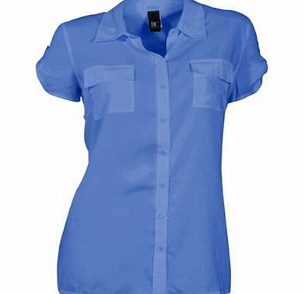 Heine Collared Short Sleeve Blouse