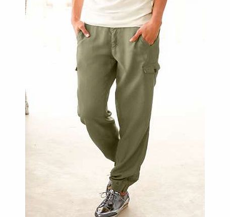 Heine Elasticated Waist Cargo Trousers