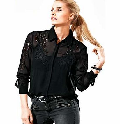 Heine Lace Detail Blouse