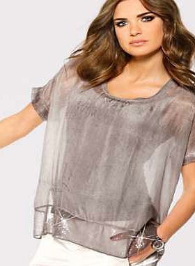 Silk Tunic Style Top