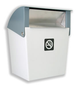 Ash Bin Wall-mounted Plastic With Steel