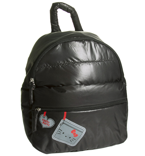 Hello Kitty Black Puffa Rucksack