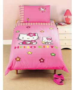 Hello Kitty Single Duvet Cover Set