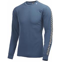 helly hansen Mens Strip Crew Lifa - Arctic Blue