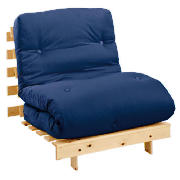 Single Futon Frame & Mattress, Blue