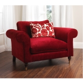 henley Cosy Chair - Harlequin Omega Raffia - Light leg stain