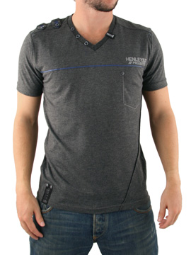 Charcoal Marl Maer T-Shirt