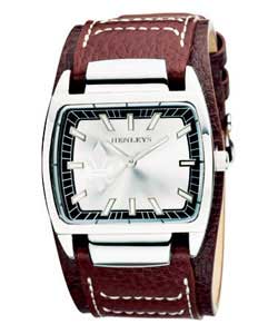 Henleys Gents Cuff Watch